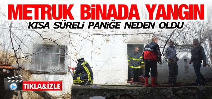 YANGIN PANİK YAŞATTI!