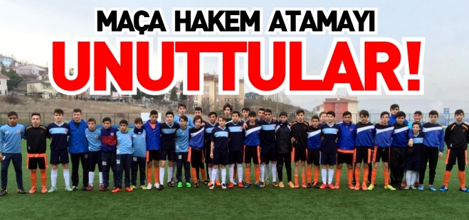 MAÇA HAKEM ATAMAYI UNUTTULAR!