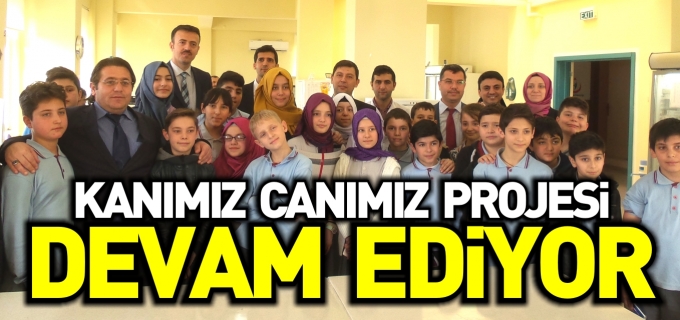 KANIMIZ CANIMIZ PROJESİ DEVAM EDİYOR