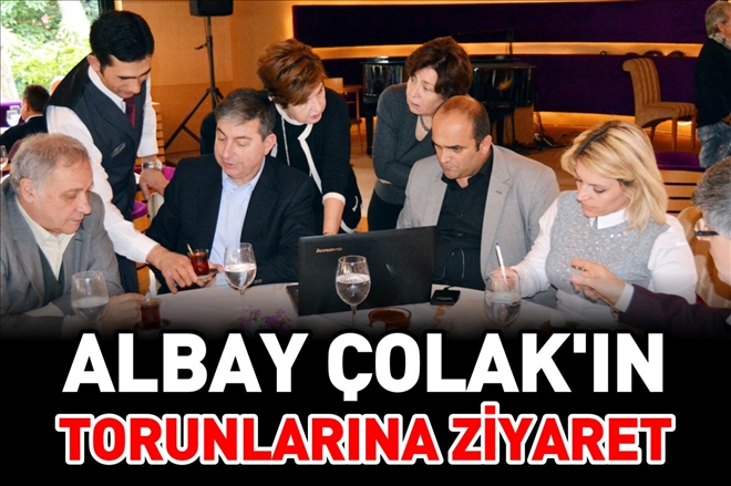 ALBAY ÇOLAK´IN TORUNLARINA ZİYARET