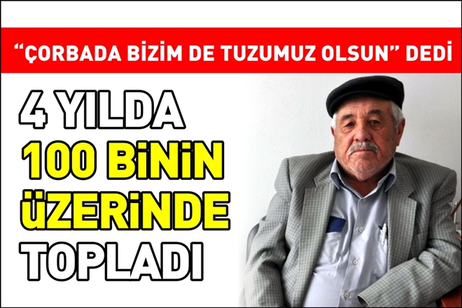 4 YILDA 100 BİNİN ÜZERİNDE TOPLADI
