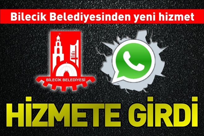 BİLECİK BELEDİYESİ´NDEN YENİ HİZMET