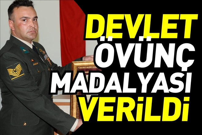 GAZİ KATRANCI´YA DEVLET ÖVÜNÇ MADALYASI VERİLDİ