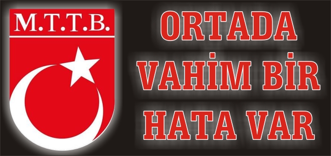 "ORTADA VAHİM BİR HATA VAR"