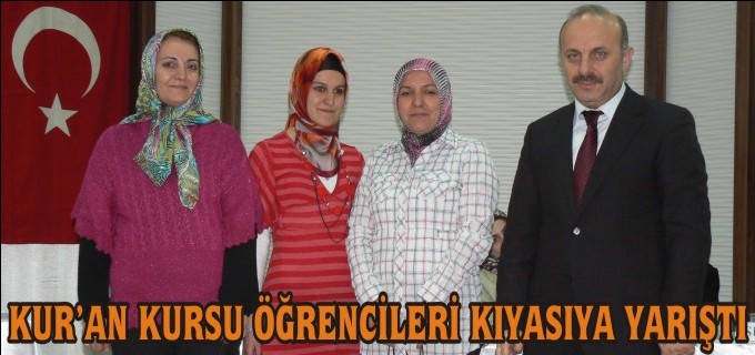 KUR’AN KURSU ÖĞRENCİLERİ KIYASIYA YARIŞTI