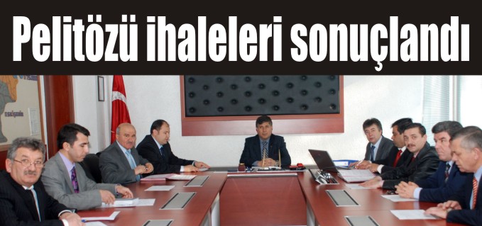 PELİTÖZÜ İHALELERİ SONUÇLANDI