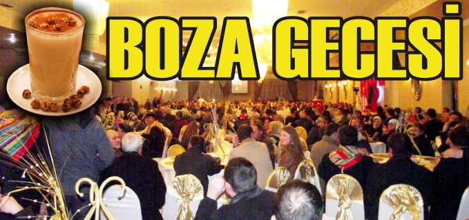 BURSA PAZARCIKLILAR DERNEĞİ’NDEN "BOZA" GECESİ