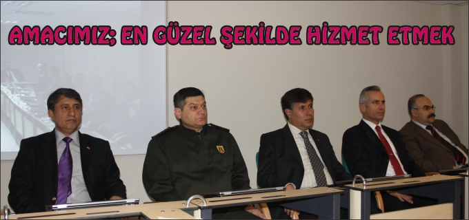 AMACIMIZ; EN GÜZEL ŞEKİLDE HİZMET ETMEK