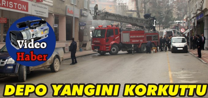 DEPO YANGINI KORKUTTU