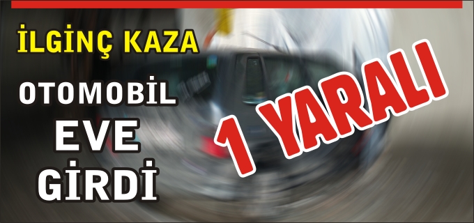 BOZÜYÜK’TE TRAFİK KAZASI: 1 YARALI