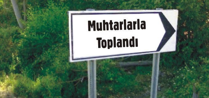 PAZARYERİ BELEDİYE BAŞKANI YALÇIN, MUHTARLARLA TOPLANDI