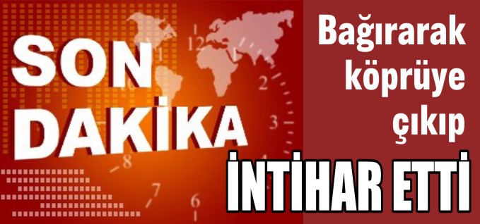 BAĞIRARAK KÖPRÜYE ÇIKIP İNTİHAR ETTİ