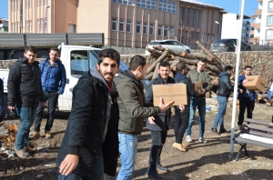 HALEP'E İLK TIR YOLA ÇIKTI!