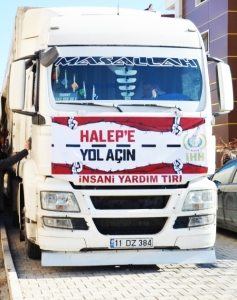 HALEP'E 7 TIR YARDIM GÖNDERİLECEK