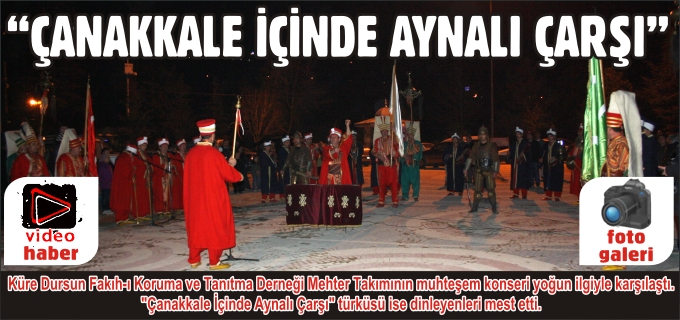 "ÇANAKKALE İÇİNDE AYNALI ÇARŞI"