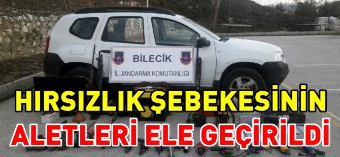 HIRSIZLIK ŞEBEKESİNİN ALETLERİ ELE GEÇİRİLDİ