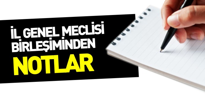 BİRLEŞİMDEN NOTLAR