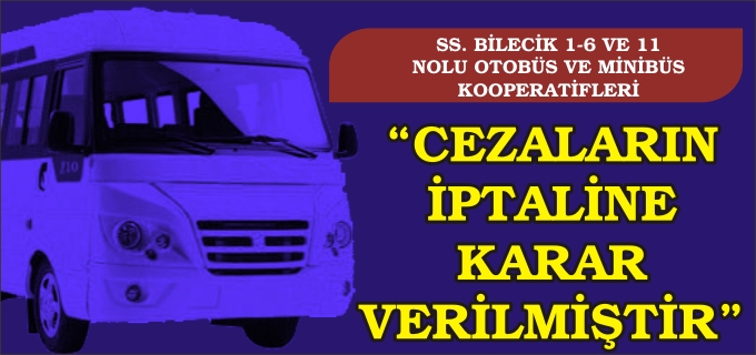"CEZALARIN İPTALİNE KARAR VERİLMİŞTİR"