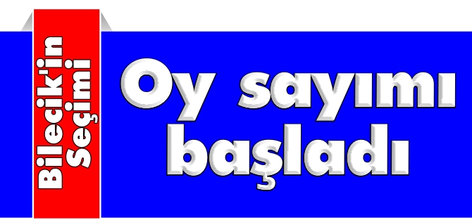 OY SAYIMI BAŞLADI