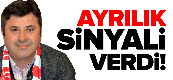 CİNOĞLU'NDAN AYRILIK SİNYALİ!