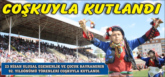 COŞKULU KUTLAMA
