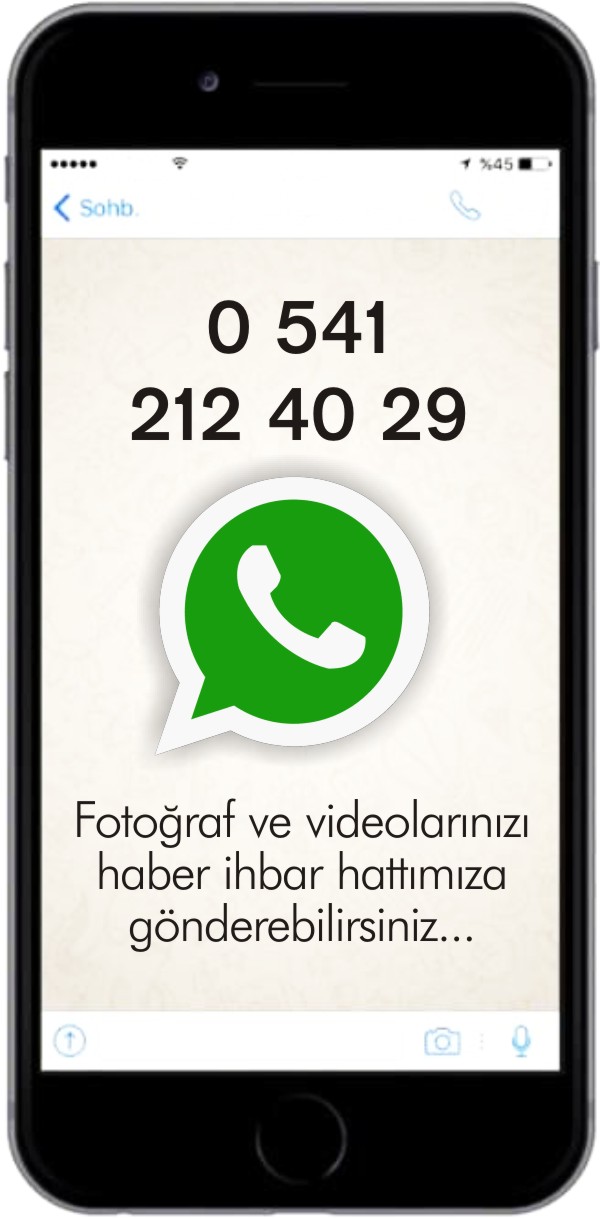 WHATSAPP İHBAR HATTI DEVREDE