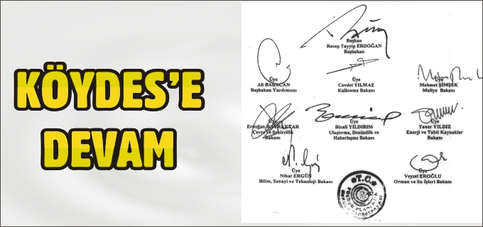 KÖYDES’E DEVAM