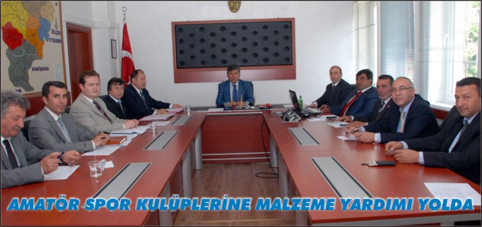 AMATÖR SPOR KULÜPLERİNE MALZEME YARDIMI YOLDA