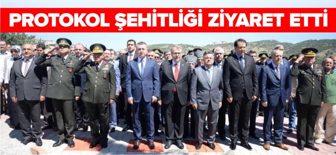 PROTOKOL ŞEHİTLİĞİ ZİYARET ETTİ