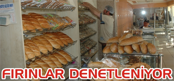 ZABITA EKİPLERİNDEN FIRIN DENETİMİ