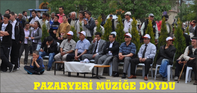PAZARYERİ’NDE MÜZİK ŞÖLENİ DÜZENLENDİ.