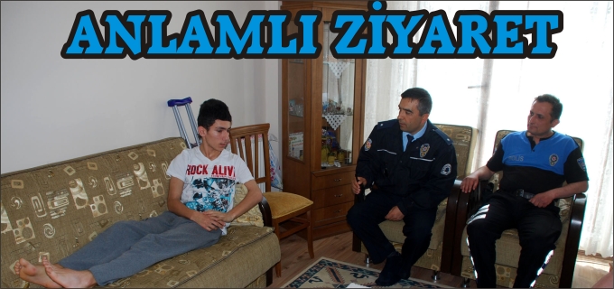 BOZÜYÜK’TE TRAFİK KAZASI MAĞDURLARI ZİYARET EDİLDİ