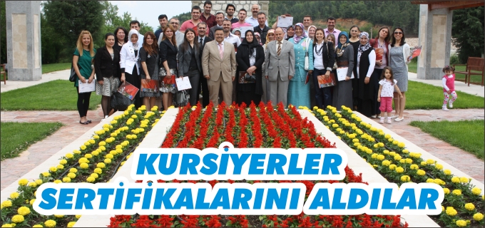 60 KURSİYER SERTİFİKASINI ALDI