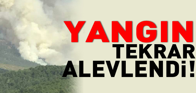 YANGIN TEKRAR ALEVLENDİ