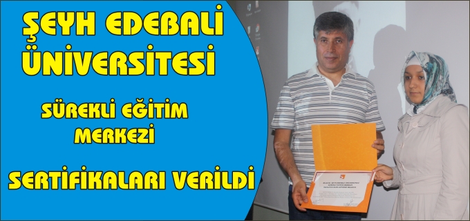 BİLECİK ŞEYH EDEBALİ ÜNİVERSİTESİ SÜREKLİ EĞİTİM MERKEZİ İNGİLİZCE KURSLARI SON BULDU