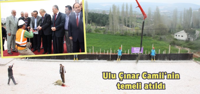 ULUÇINAR CAMİİ’NİN TEMELİ ATILDI