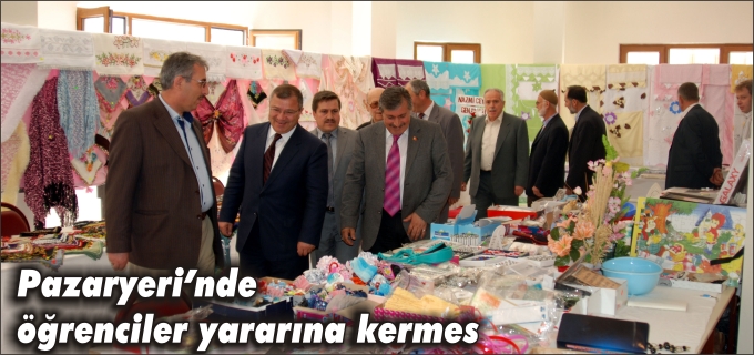 PAZARYERİ’NDE ÖĞRENCİLER YARARINA KERMES