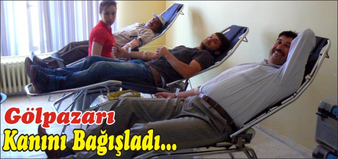 GÖLPAZARI’NDA KAN BAĞIŞI KAMPANYASI’NDA 23 ÜNİTE KAN TOPLANDI