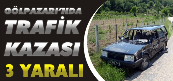 TRAFİK KAZASI: 3 YARALI