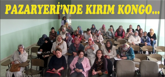 PAZARYERİ’NDE KIRIM KONGO KANAMALI ATEŞİ HASTALIĞI EĞİTİMİ VERİLDİ