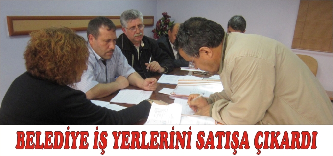 BOZÜYÜK BELEDİYESİ İŞ YERLERİNİ SATIŞA ÇIKARTTI