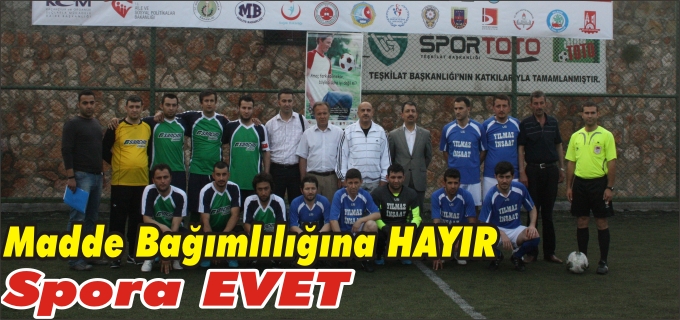 MADDE BAĞIMLILIĞINA HAYIR SPORA EVET