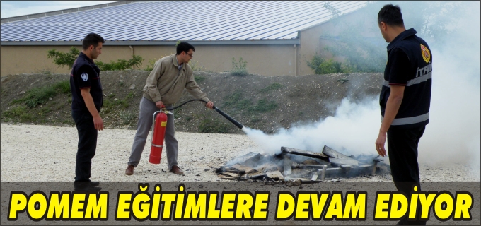POMEM’DE YANGIN GÜVENLİĞİ VE KURTARMA EĞİTİMİ
