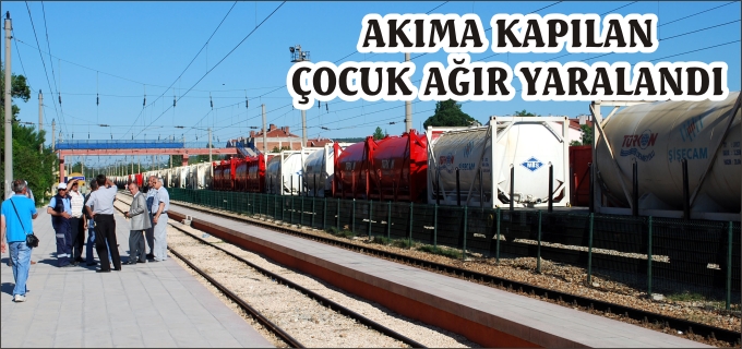 Vagonun üzerinde elektrik akımına kapıldı