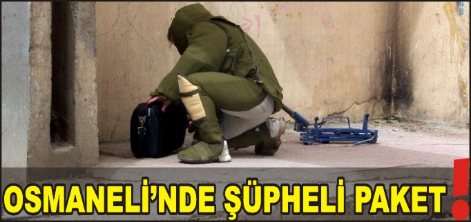ŞÜPHELİ PAKET FÜNYEYLE PATLATILDI