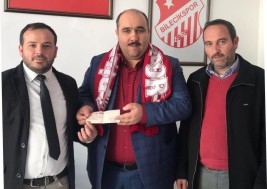 FİKRET AKTAŞ'TAN BİLECİKSPOR'A DESTEK