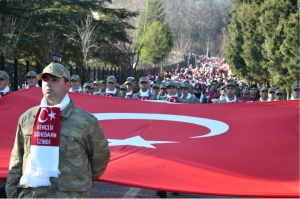 BİLECİK, SARIKAMIŞ ŞEHİTLERİ İÇİN YÜRÜDÜ