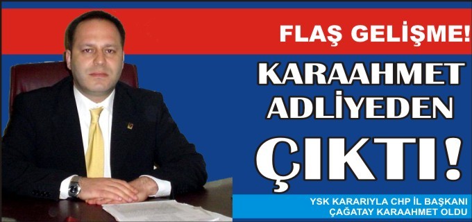 KARAAHMET ADLİYEDEN ÇIKTI!