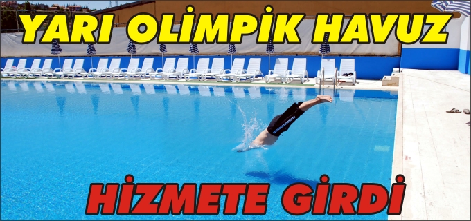 BOZÜYÜK’TE YARI OLİMPİK YÜZME HAVUZU HİZMETTE