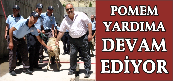 BİLECİK POMEM’DEN GIDA YARDIMI